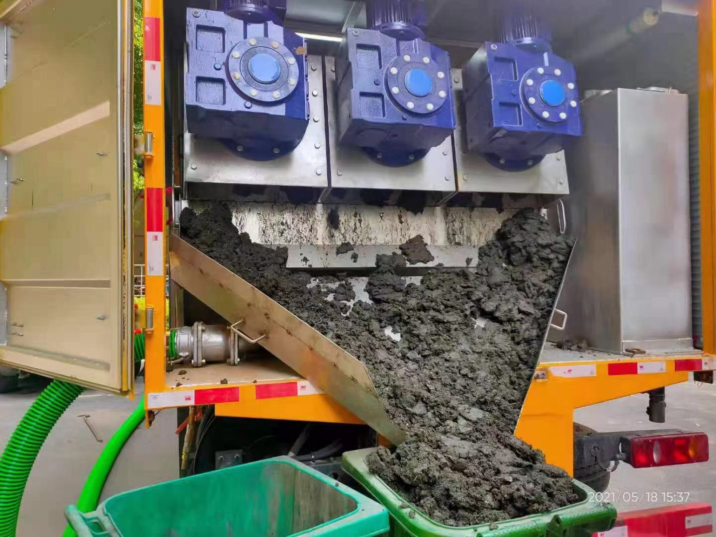 修武化粪池清掏城市维护站-泥浆净化干湿分离处理